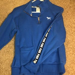 PINK blue sweatshirt